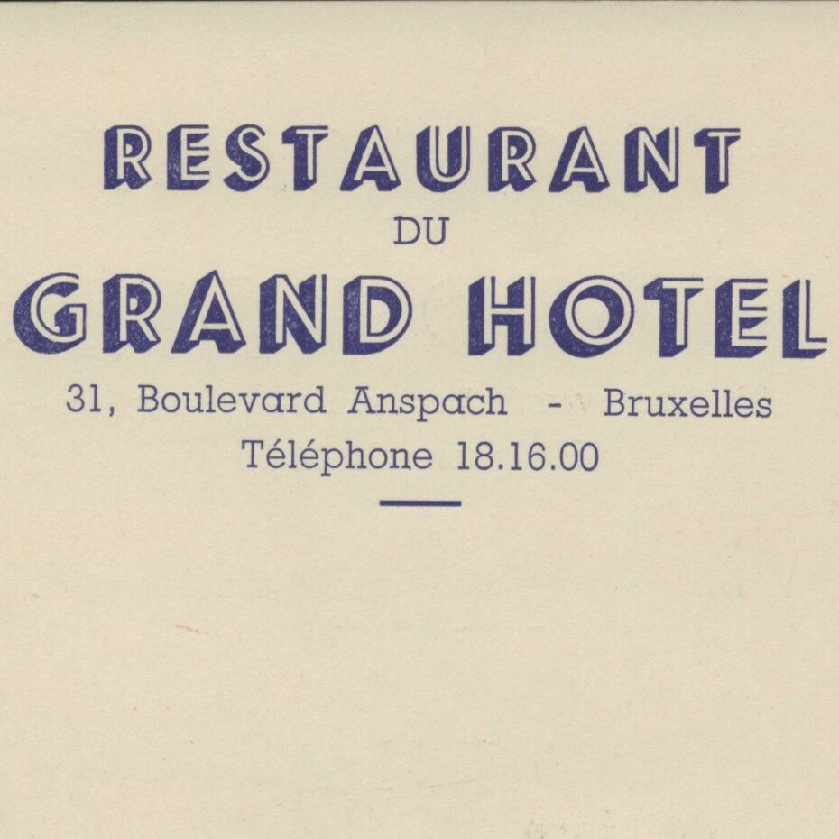 Restaurant du Grand Hôtel